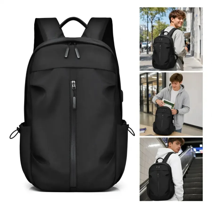 Mochila Masculina Notebook Impermeável Entrada Usb Faculdade